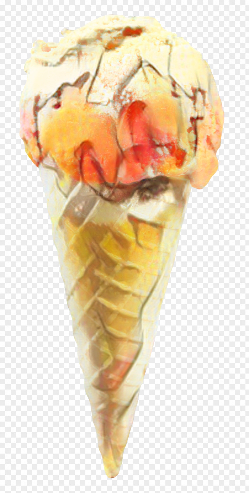 Dish Cuisine Ice Cream Cone Background PNG