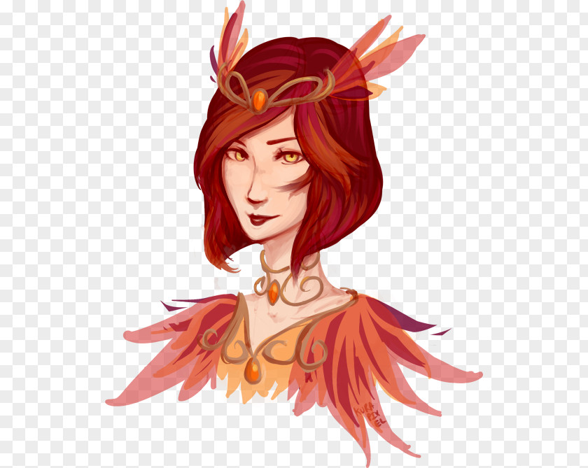 Hair Red Coloring Legendary Creature Brown PNG