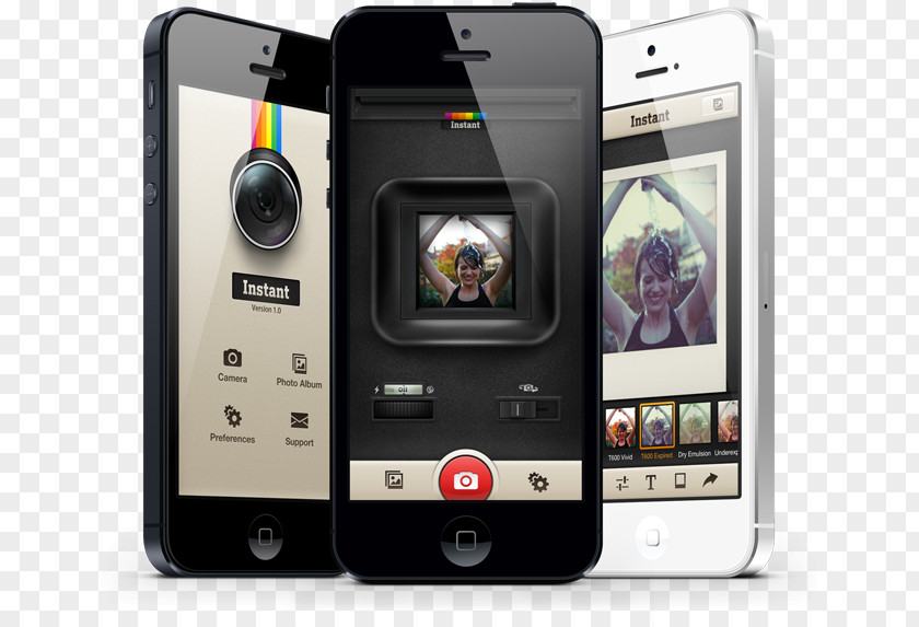 Instant Camera Feature Phone Smartphone IPhone 5 PNG