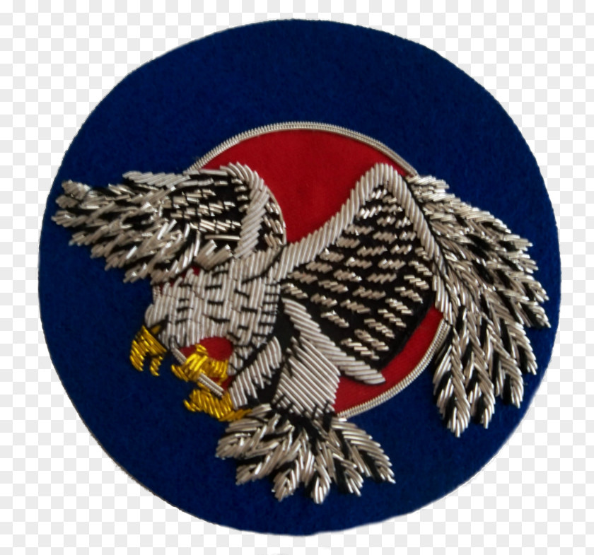 Military 27th Aero Squadron Eagle Embroidered Patch Badge PNG