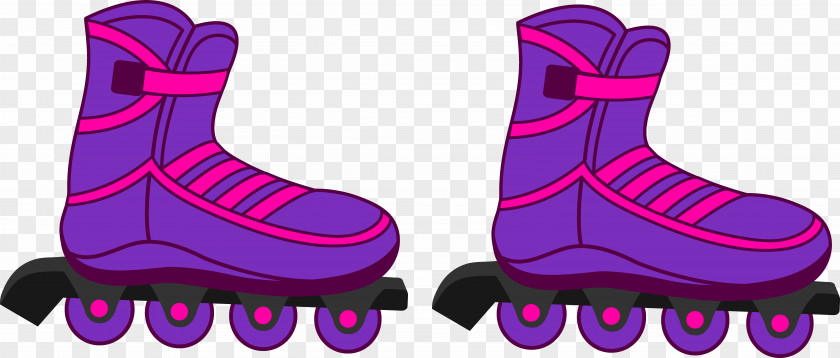 Roller Skates In-Line Rollerblade Skating Clip Art PNG