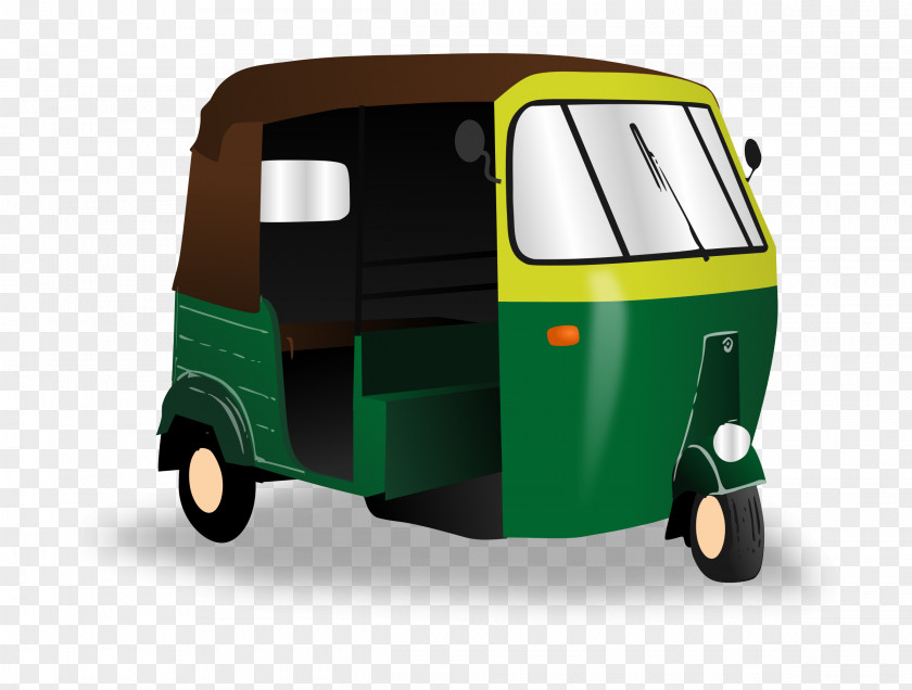Three People Auto Rickshaw Car PNG
