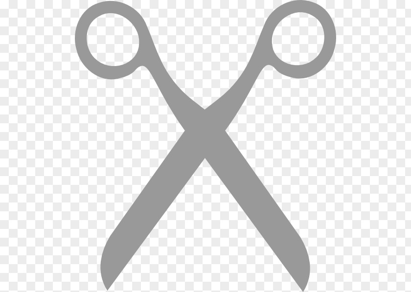 Grey Cliparts Scissors Hair-cutting Shears Clip Art PNG