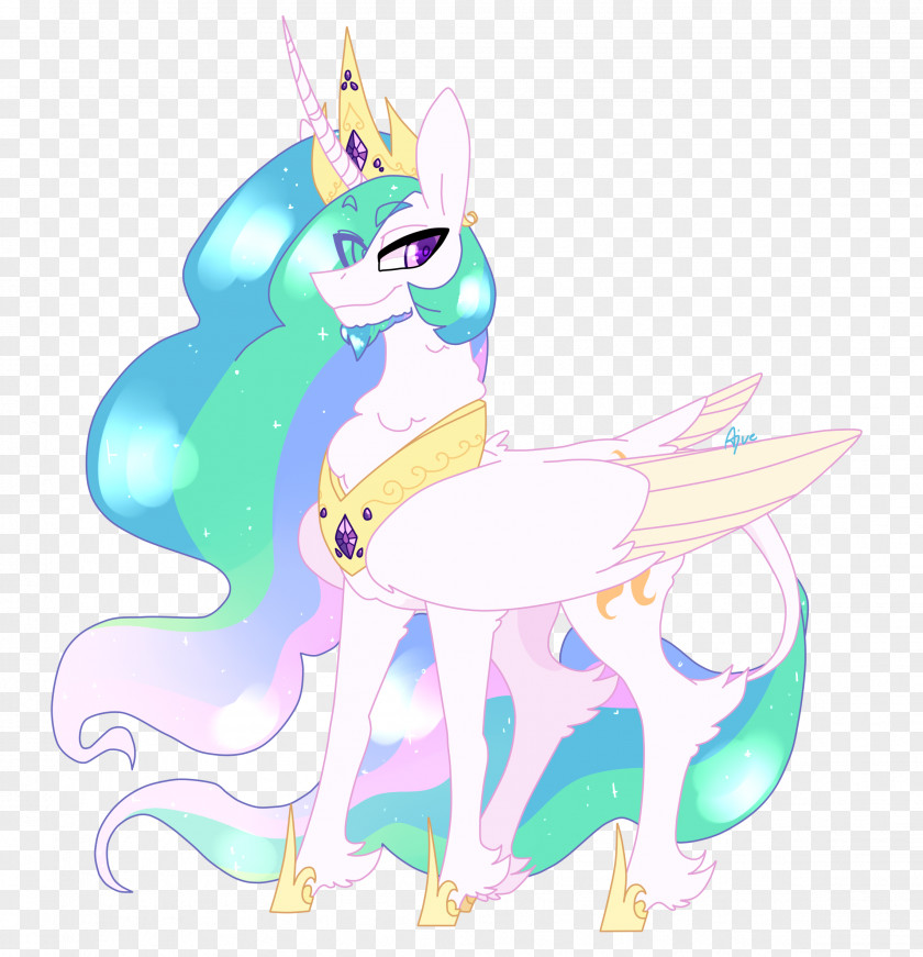 Princess Celestia Angry Pony DeviantArt Winged Unicorn PNG
