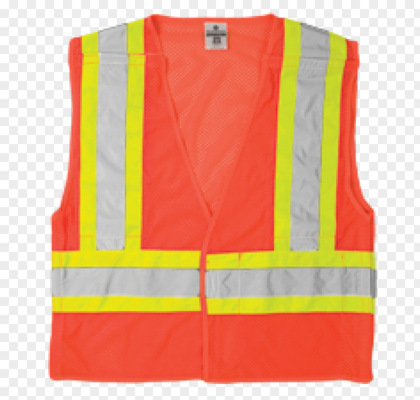 Safety Vest Gilets High-visibility Clothing Orange M L Kishigo PNG