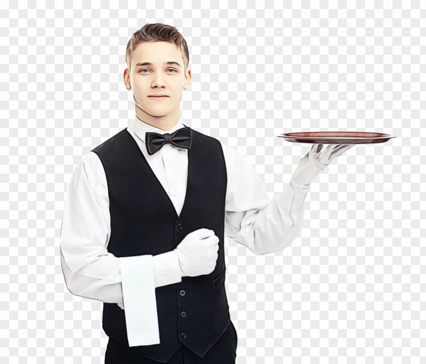Whitecollar Worker Gesture Suit Formal Wear Waiting Staff Gentleman Tuxedo PNG