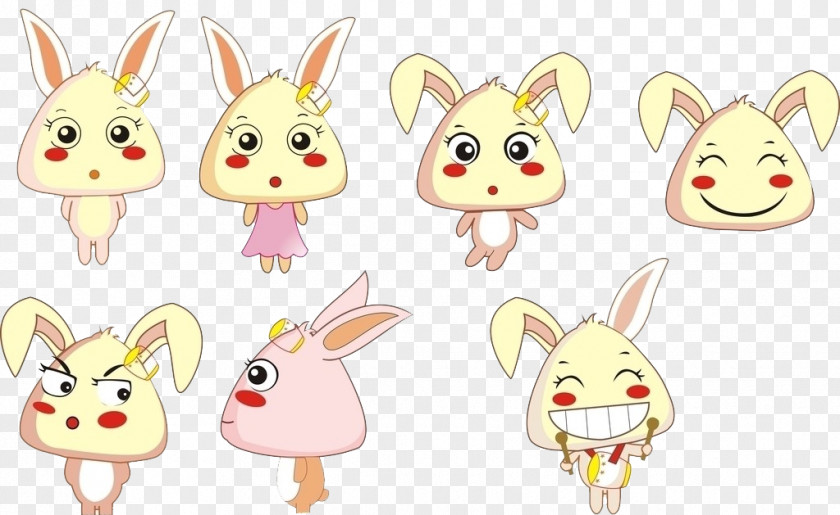 Cute Bunny Vector Cartoon Cuteness Rabbit PNG