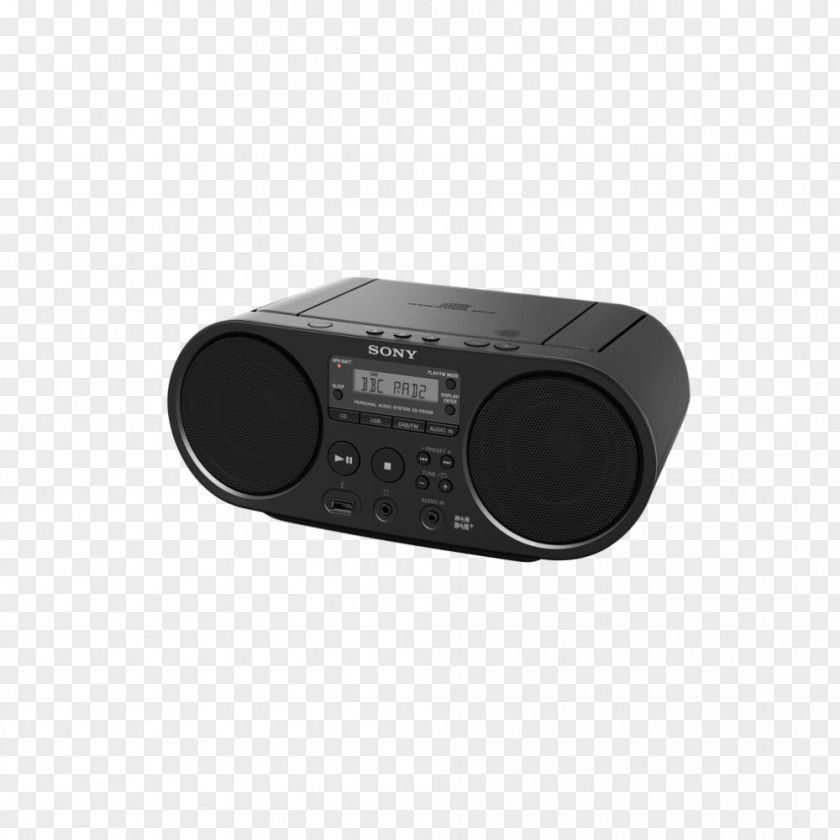 Digital Audio Broadcasting Boombox Sony CD Player Loudspeaker FM PNG