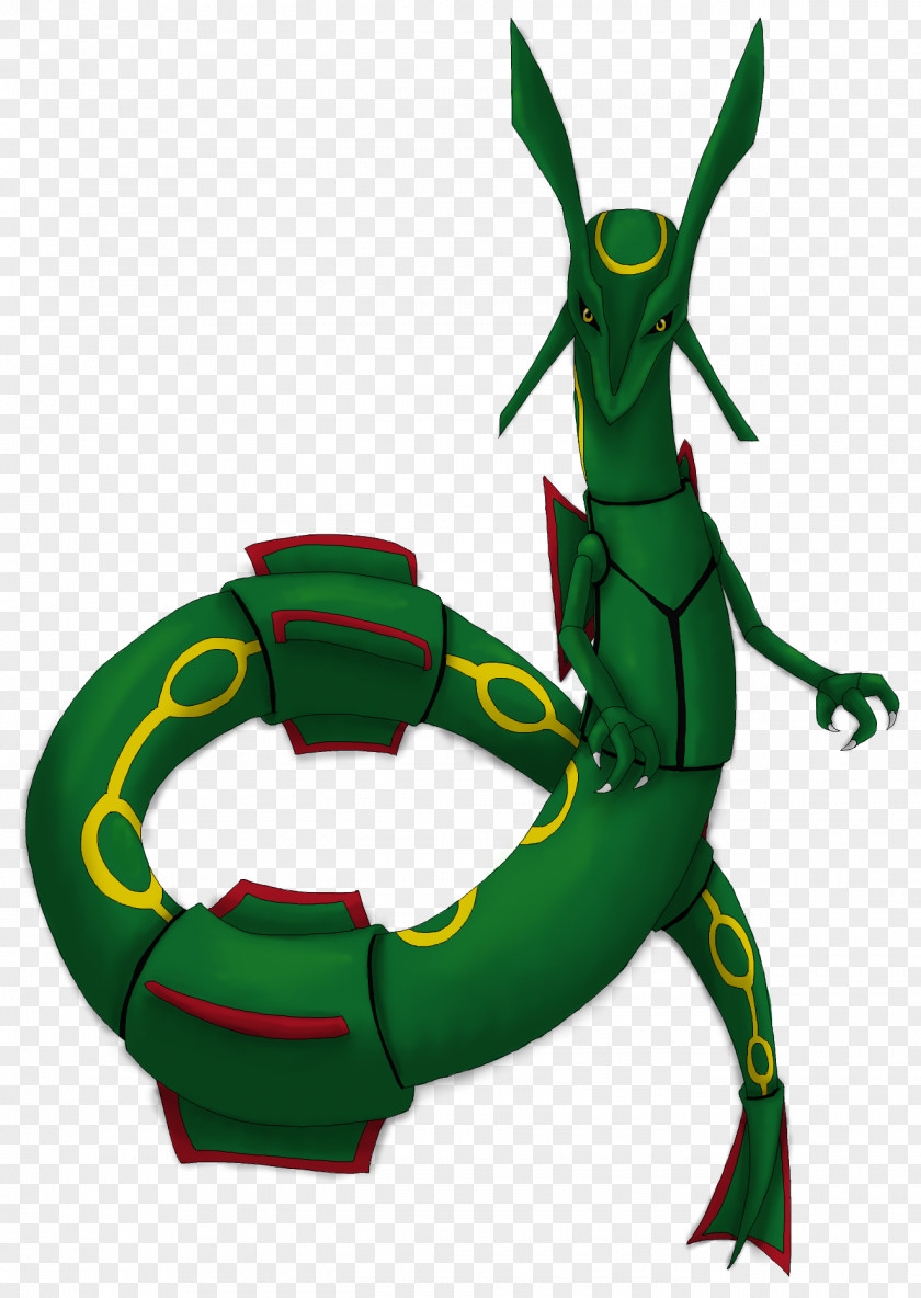 Pixel Art Pokemon Rayquaza Character Animated Cartoon Fiction PNG