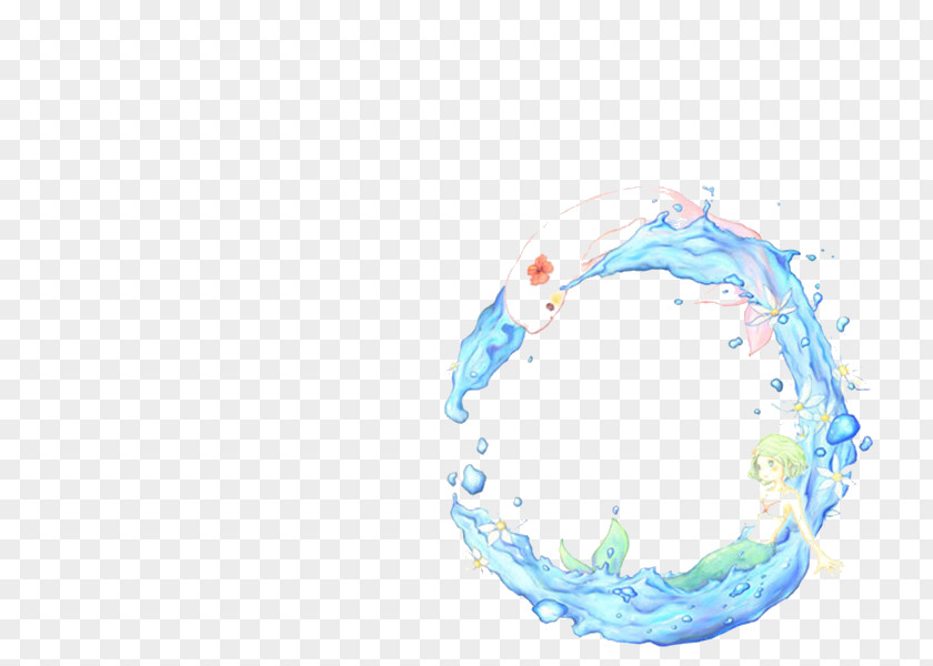 Water Ring Color Poster PNG