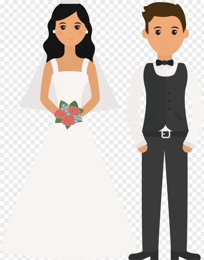 Wedding Bride And Groom Marriage Bridegroom PNG