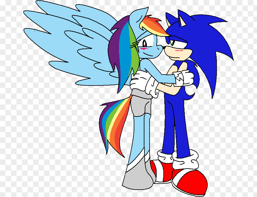 Flying Kiss Rainbow Dash Sonic The Hedgehog 2 Tails Amy Rose PNG