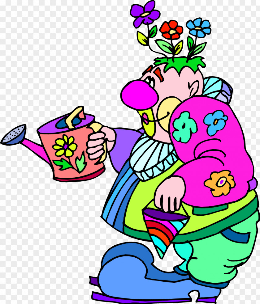 Hand-paint Cartoon Human Behavior Clip Art PNG