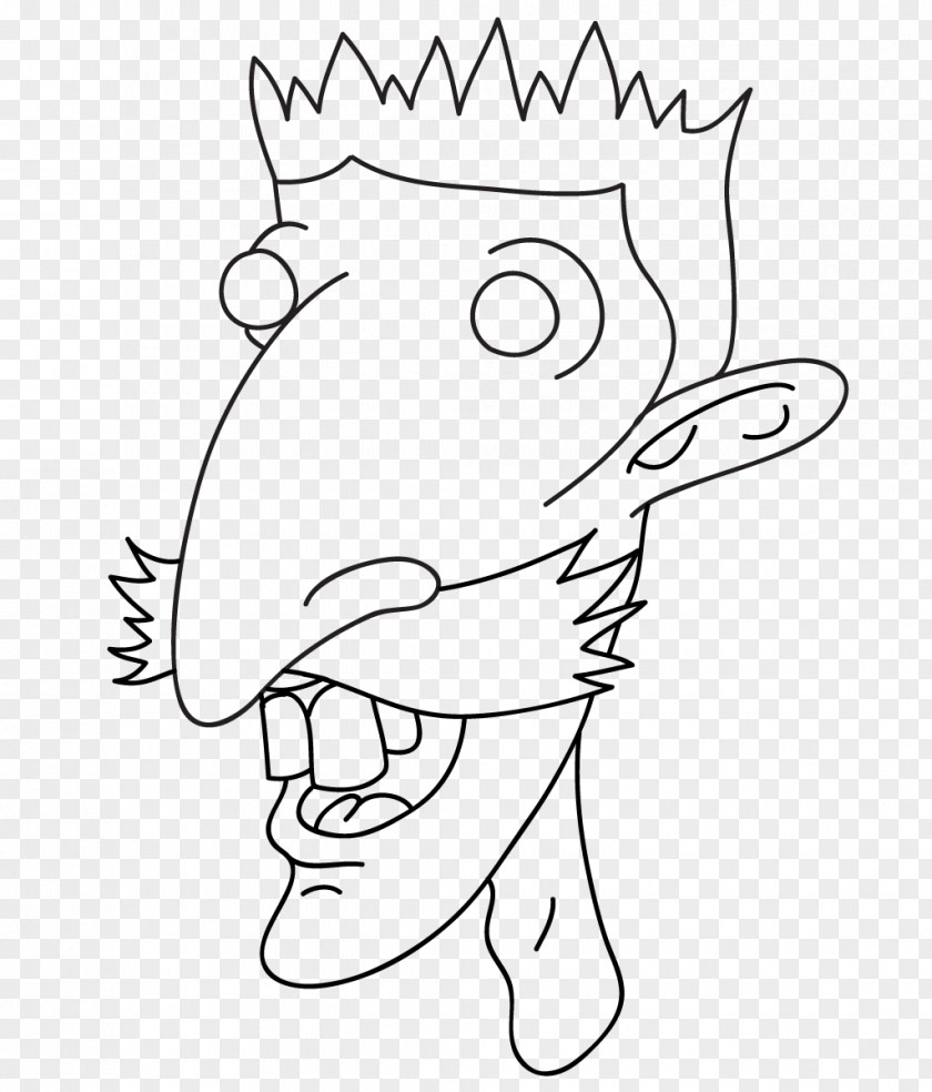 Nigel Thornberry Cartoon Finger Drawing Line Art Clip PNG