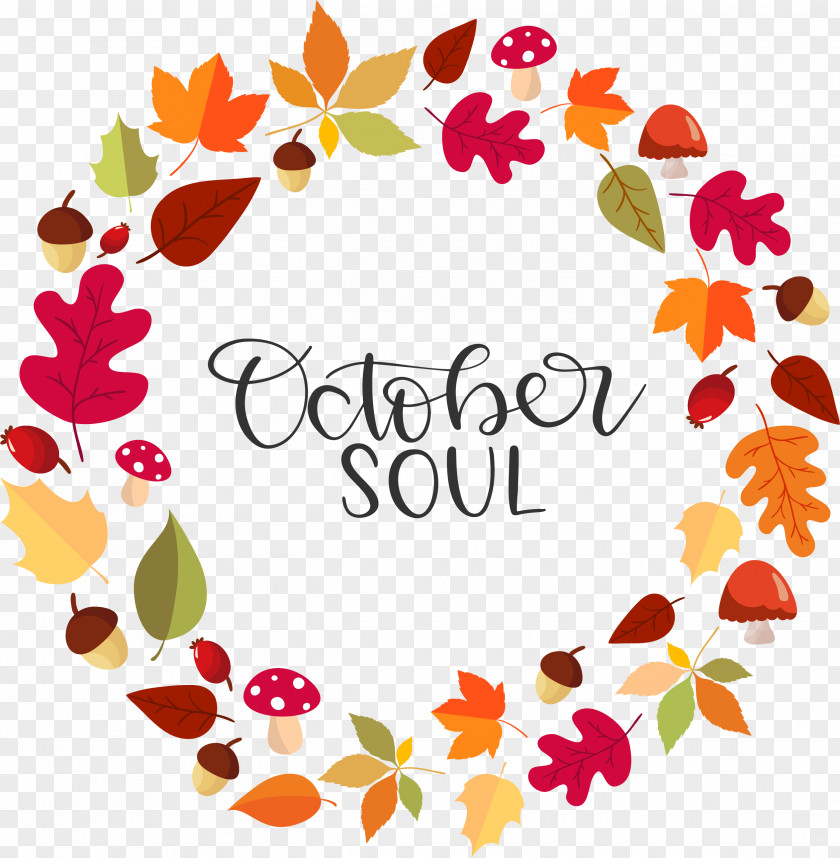 October Soul Autumn PNG