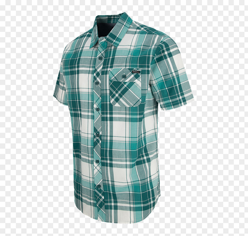 Plaid Shorts Dress Shirt Tartan Sleeve Button Product PNG