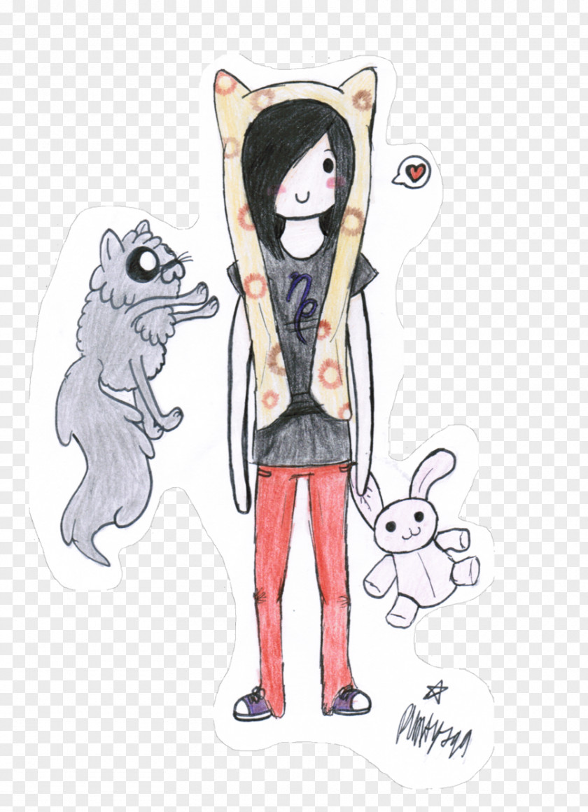 Adventure Time Marceline The Vampire Queen Jake Dog Finn Human Drawing Style PNG