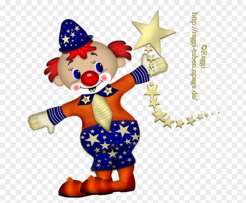 Clown Christmas Ornament Mascot PNG