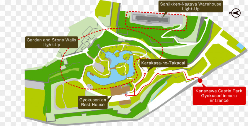 Park Kanazawa Castle Gyokusen-Immaru Garden Kaga Domain Hokuriku Region PNG