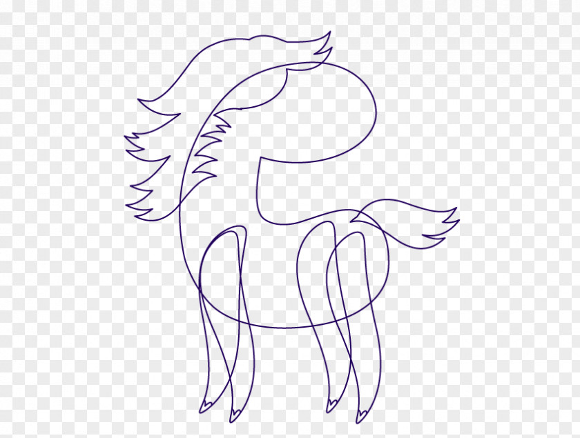 Unicorn Head Mane Shape Length PNG