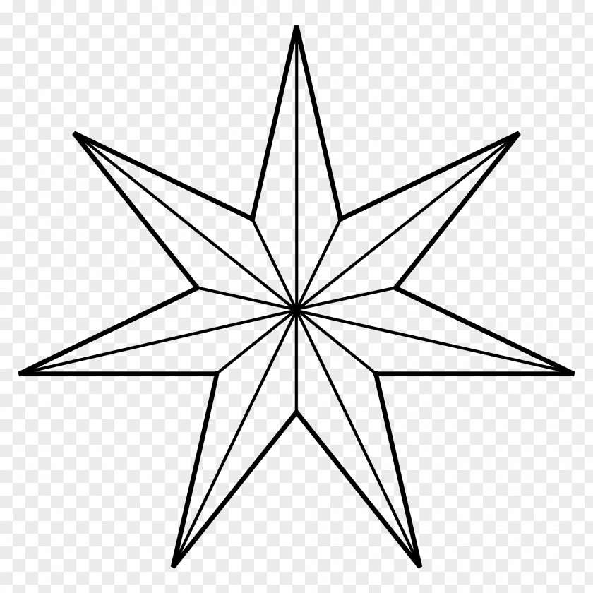 7 Heptagram Five-pointed Star Polygons In Art And Culture Enneagram PNG