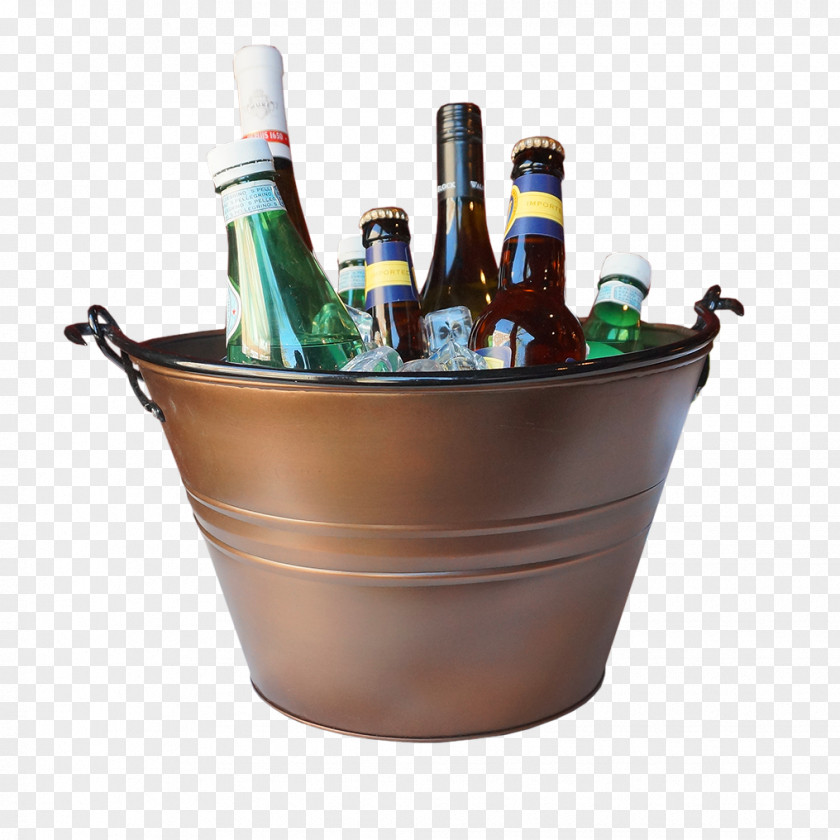 Beer Bucket Alcoholic Drink Plastic PNG