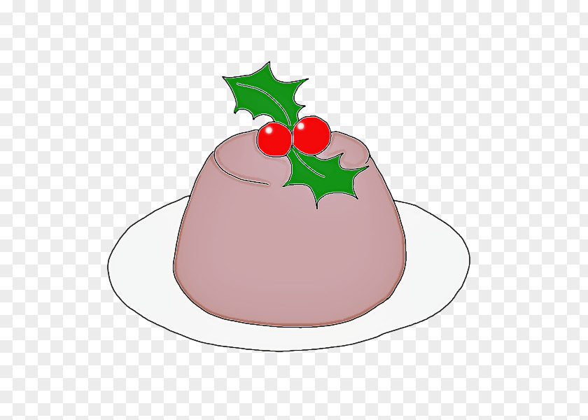 Berry Strawberries Christmas Pudding PNG