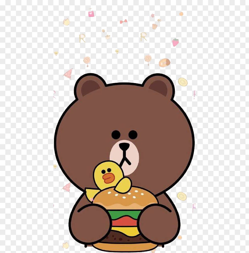 Brown Bears,Can Be A Rabbit IPhone X Yongsan District LINE Plush Wallpaper PNG