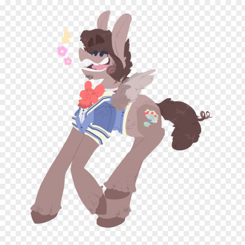 Horse Cartoon Character PNG