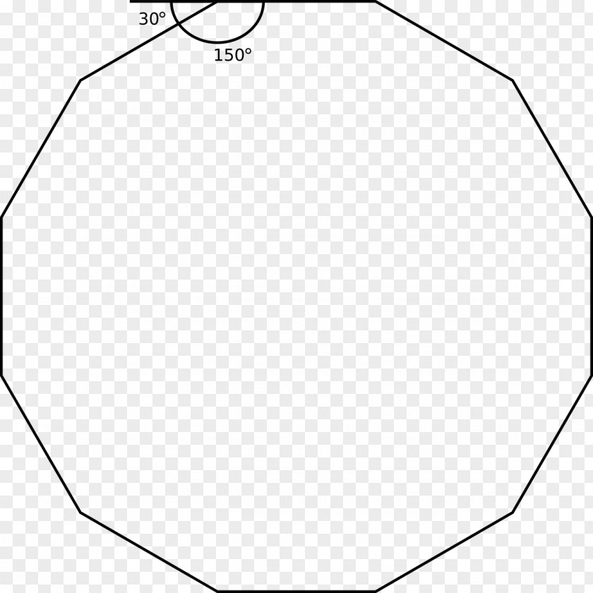 Circle Point Angle White Line Art PNG