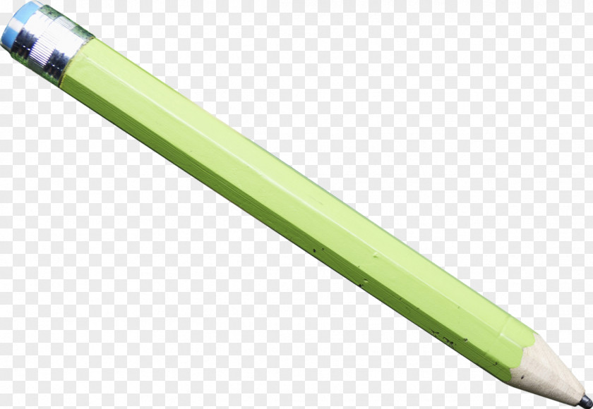 Green Pencil Ballpoint Pen Angle PNG