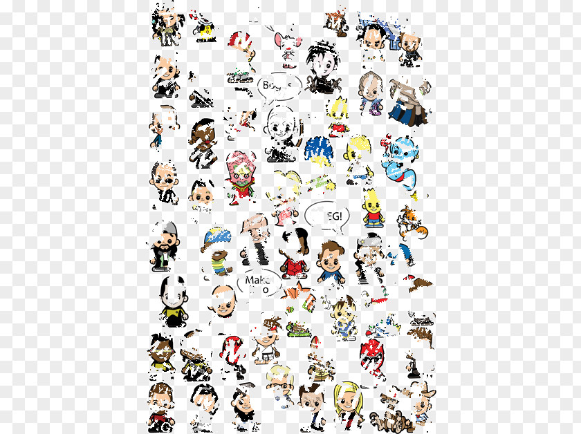 Line Emoticon Cartoon Recreation PNG