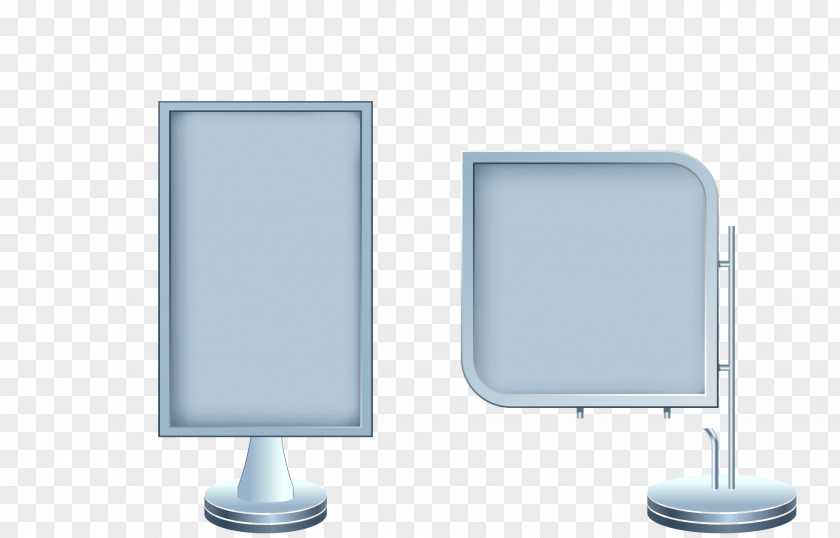 Mirrored Billboard Advertising Download Icon PNG