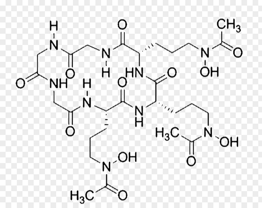 Iron Siderophore Hydroxamic Acid Chelation Yersiniabactin PNG