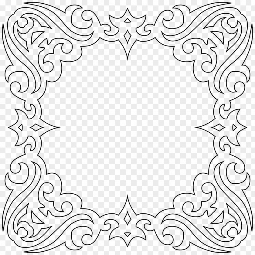 Square Frame Picture Frames Decorative Arts Ornament Clip Art PNG