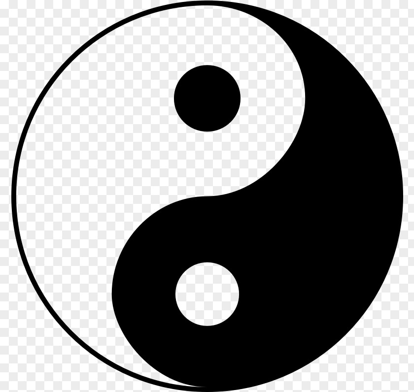 Yin Yang And Taoism Symbol Taijitu Chinese Philosophy PNG