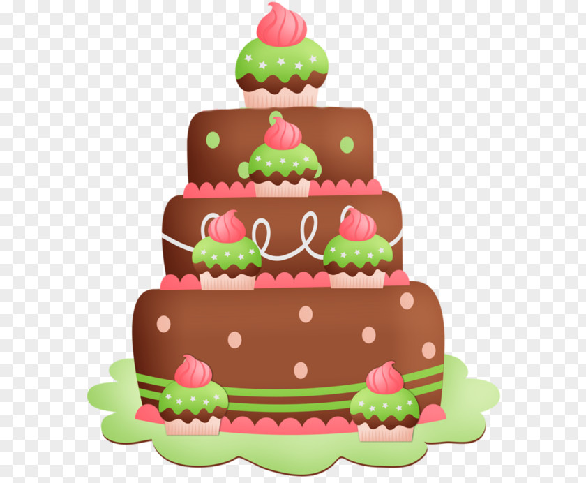 Cartoon Triple Chocolate Cake Birthday Torte Cupcake Black Forest Gateau PNG