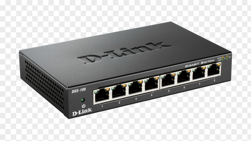 Gigabit Ethernet Network Switch Fast Hub PNG