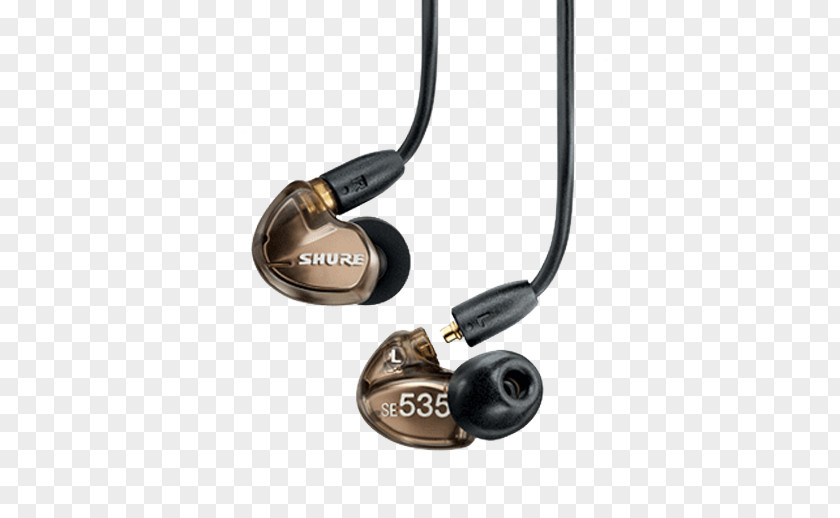 Headphones Shure SE535 Sound SE215 PNG