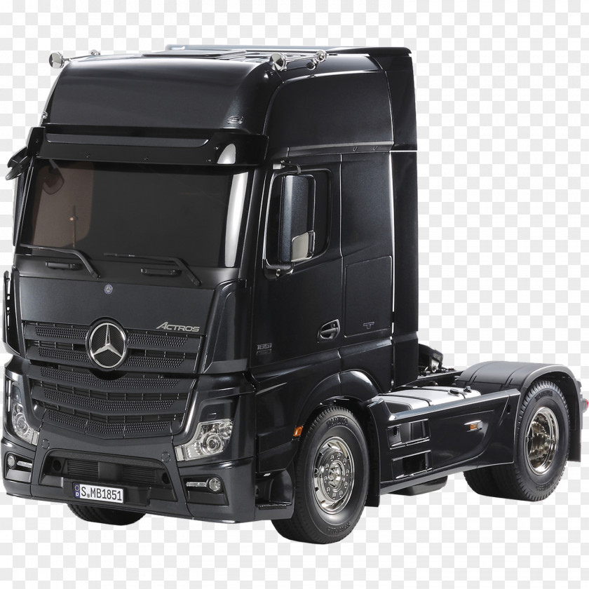 Mercedes Tamiya 1/14 RC Mercedes-Benz Actros Car PNG