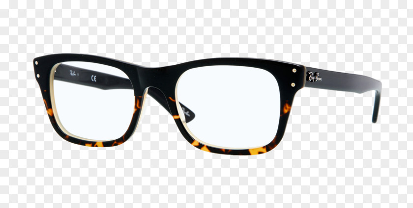 Optical Ray Ray-Ban Wayfarer Browline Glasses Eyeglasses PNG