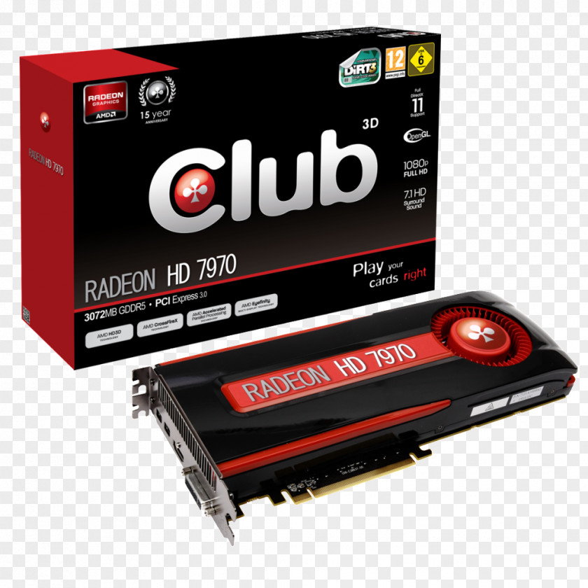 Radeon Hd 7000 Series Graphics Cards & Video Adapters Club 3D Processing Unit ATI Technologies PNG