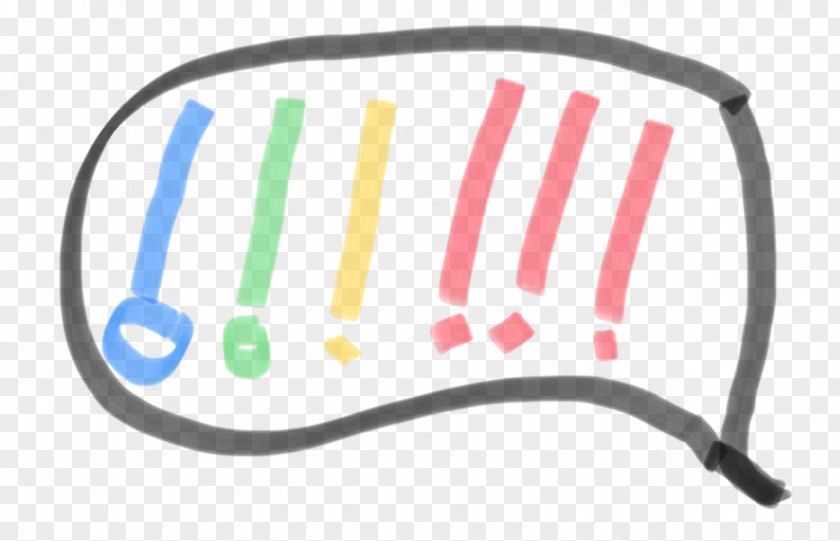 Speech Balloon Exclamation Mark Text Logo PNG