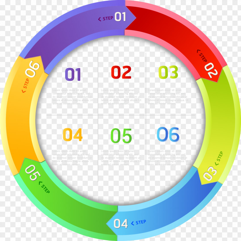 Vector Circle Graph Chart Infographic Diagram PNG