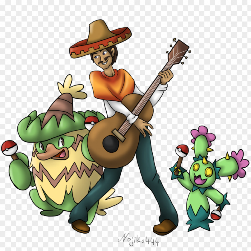 Mexican Guitar Artist Maractus Pokémon Trainer PNG