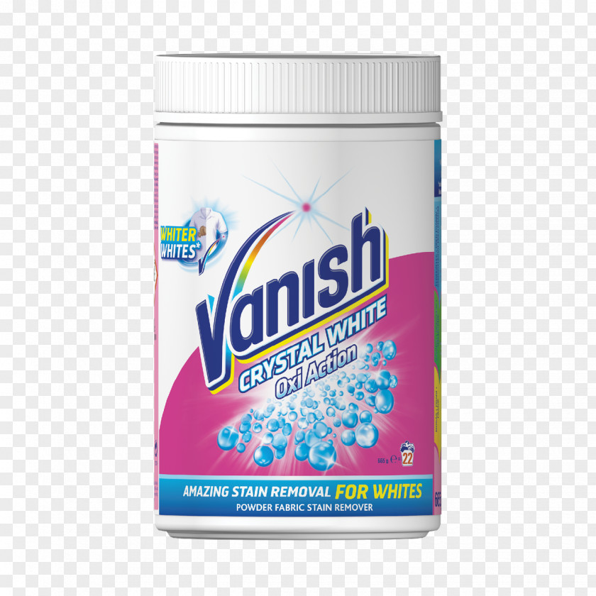 Vanish Stain Removal Powder Laundry Detergent PNG