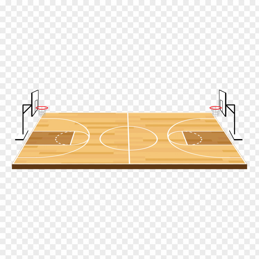 Vector Basketball Court Euclidean PNG