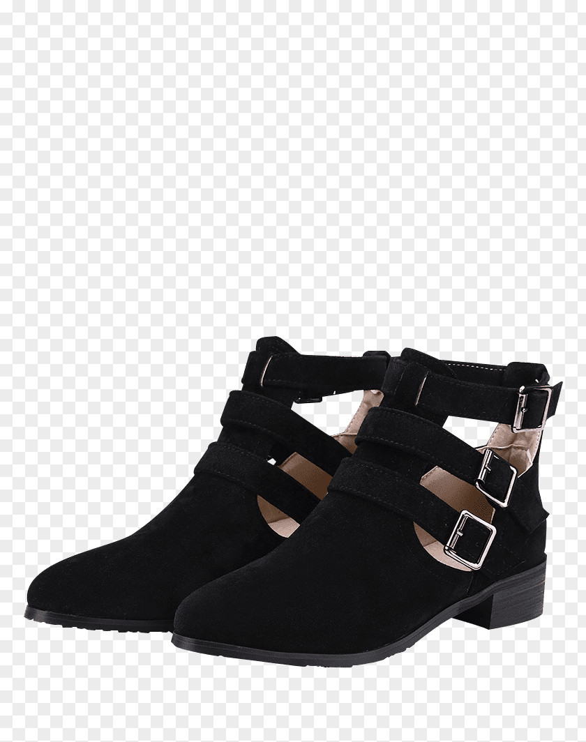 Hollowed Out Railing Style Boot Shoe Footwear Buckle Botina PNG