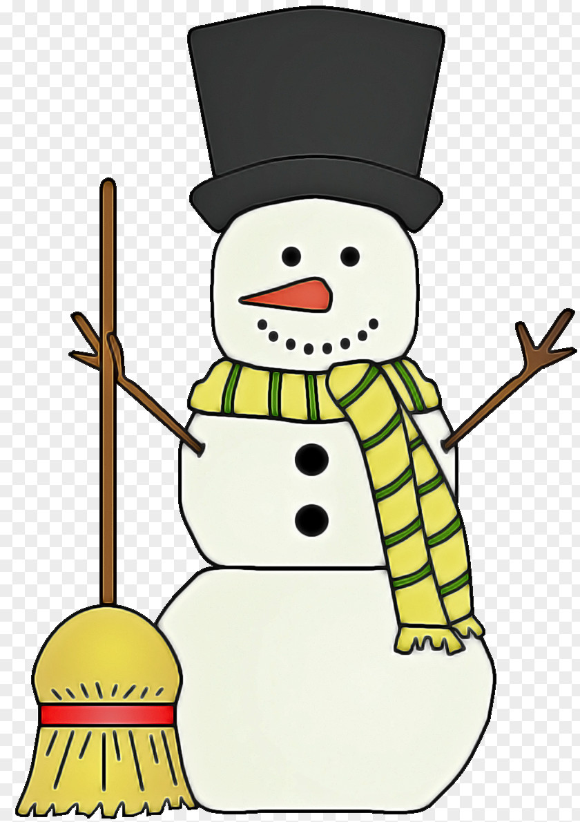 Household Cleaning Supply Snowman PNG