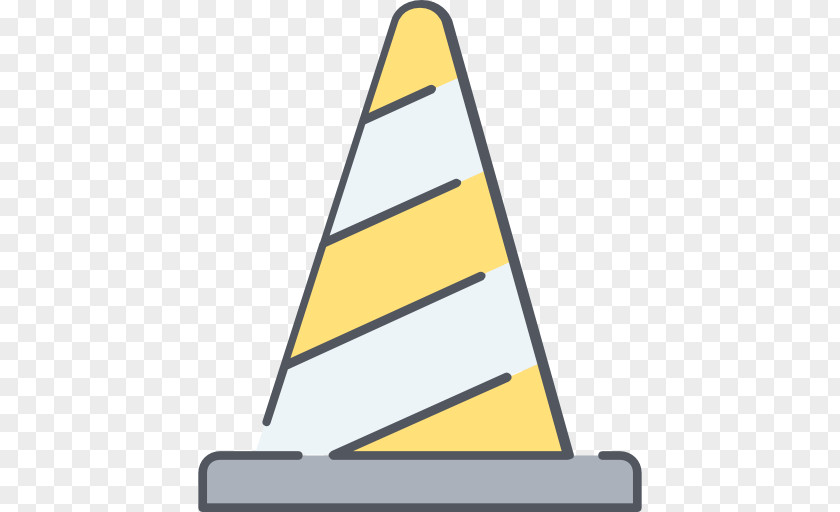 Traffic Cone Triangle PNG